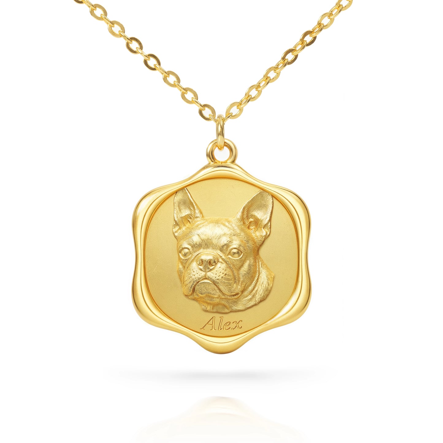 Soulyshine Precious Paw -  Upload Pet Portrait Photo Necklace