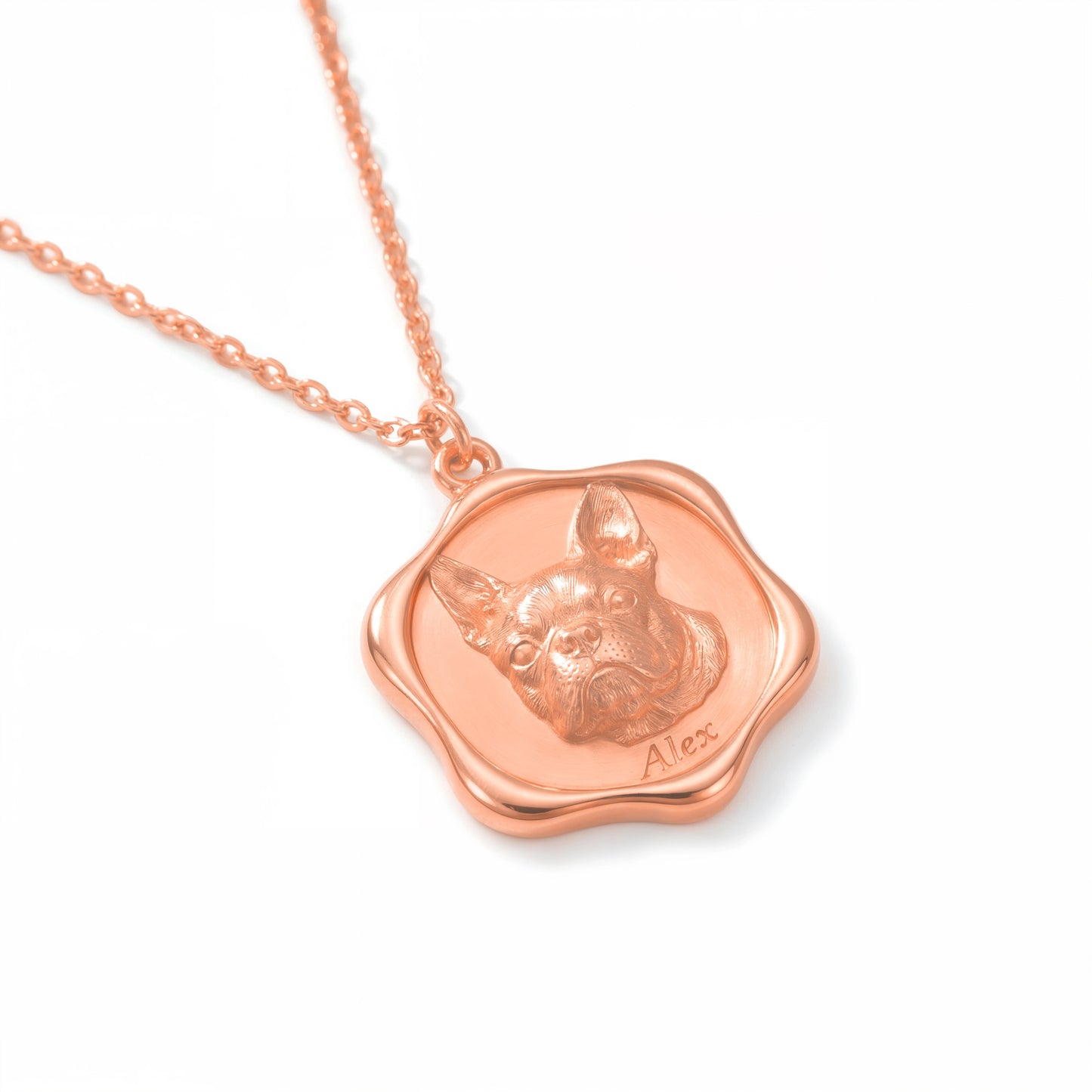 Soulyshine Precious Paw -  Upload Pet Portrait Photo Necklace