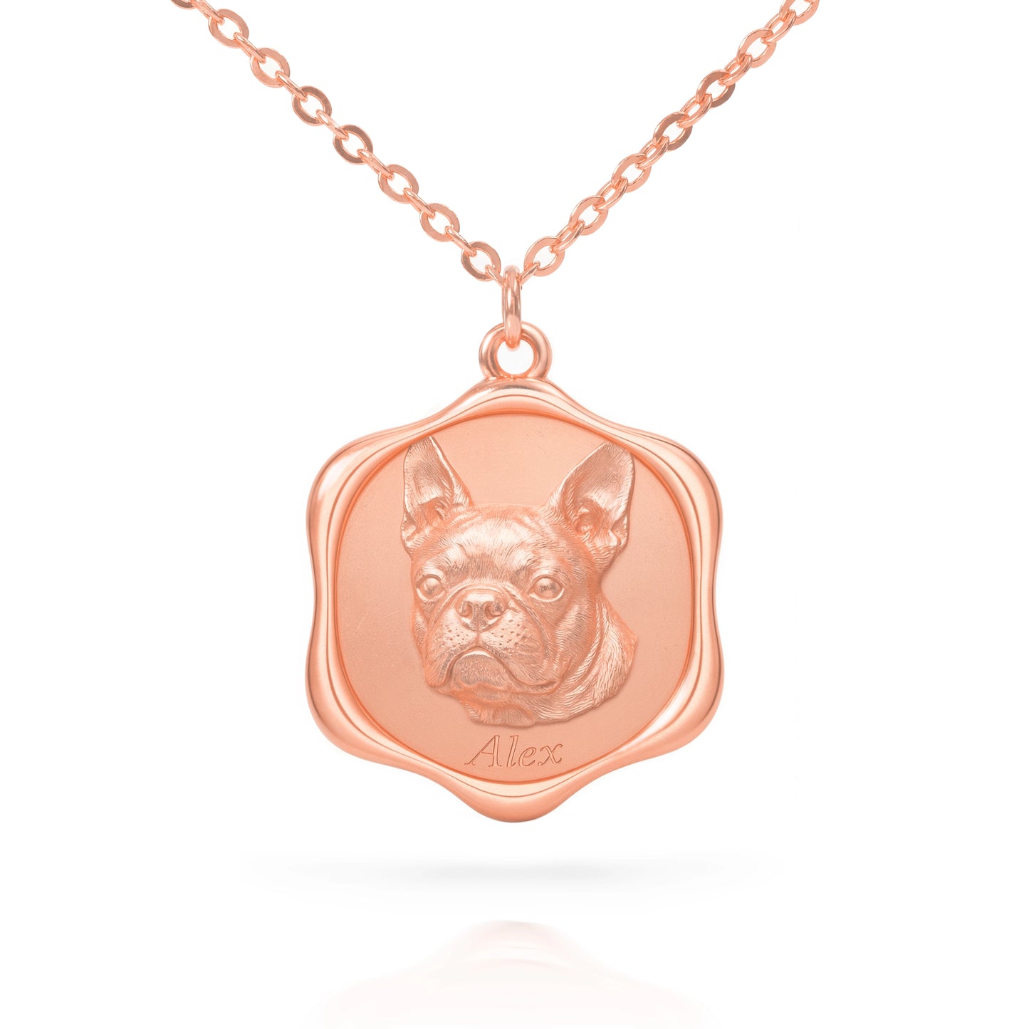 Soulyshine Precious Paw -  Upload Pet Portrait Photo Necklace