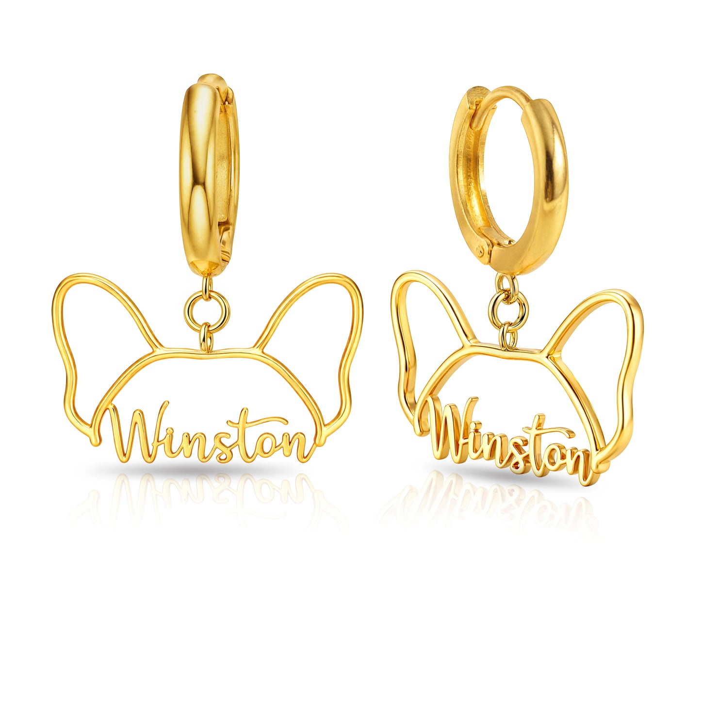 Soulyshine Whisper of Paws – Personalized Your Pet's Face Earings