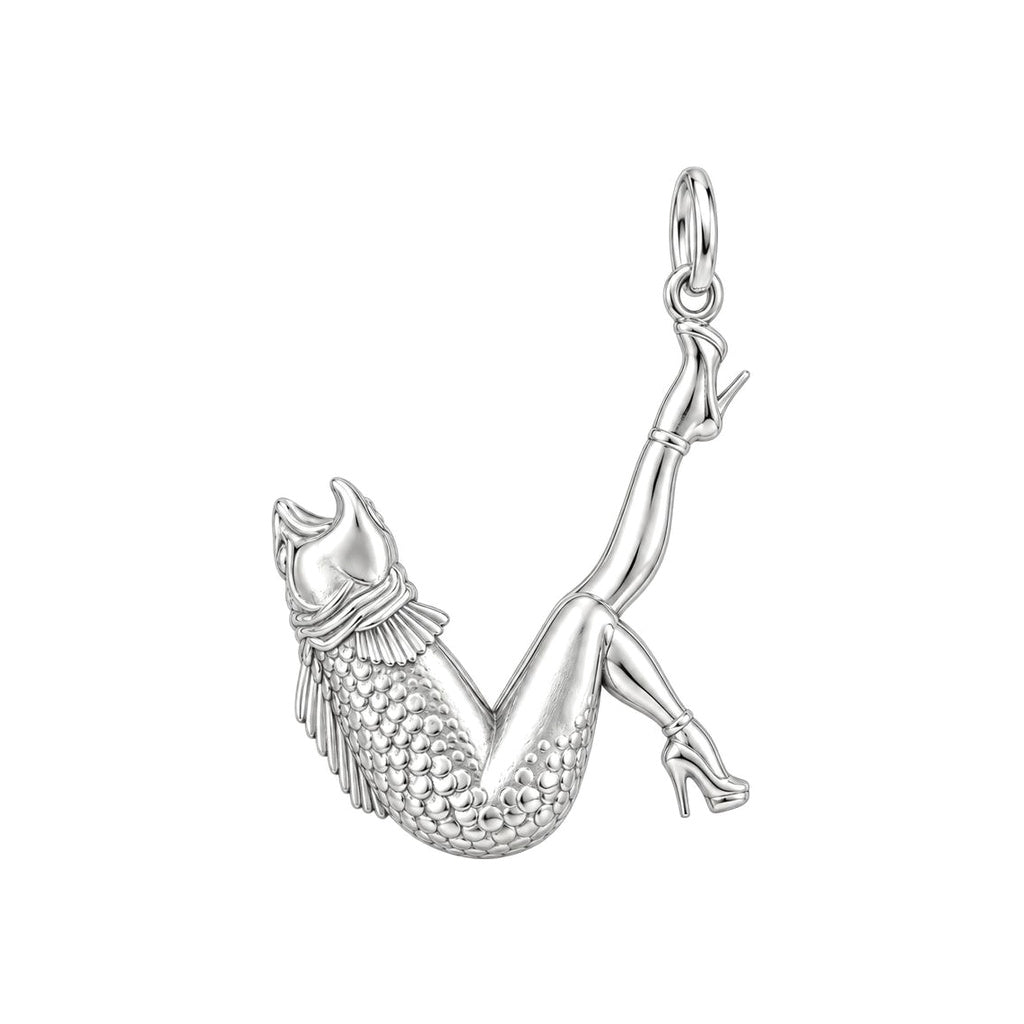 High Heels Fish Charm Bracelet – Personalized Bestie Gift – back of the charm, engraving area