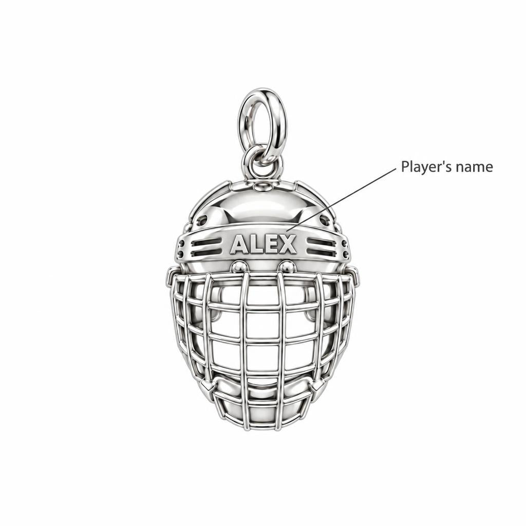 Hockey Hero Helmet Charm Bracelet – Personalized Mom Gift – personalization guide