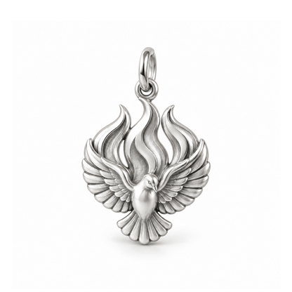 Holy Spirit Charm — Silver | charm-topics-remaining-444-2026-09-14 | topic-074