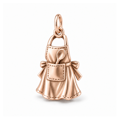 Home Cook Apron Charm — Rose Gold | charm-topics-remaining-444-2026-09-14 | topic-250