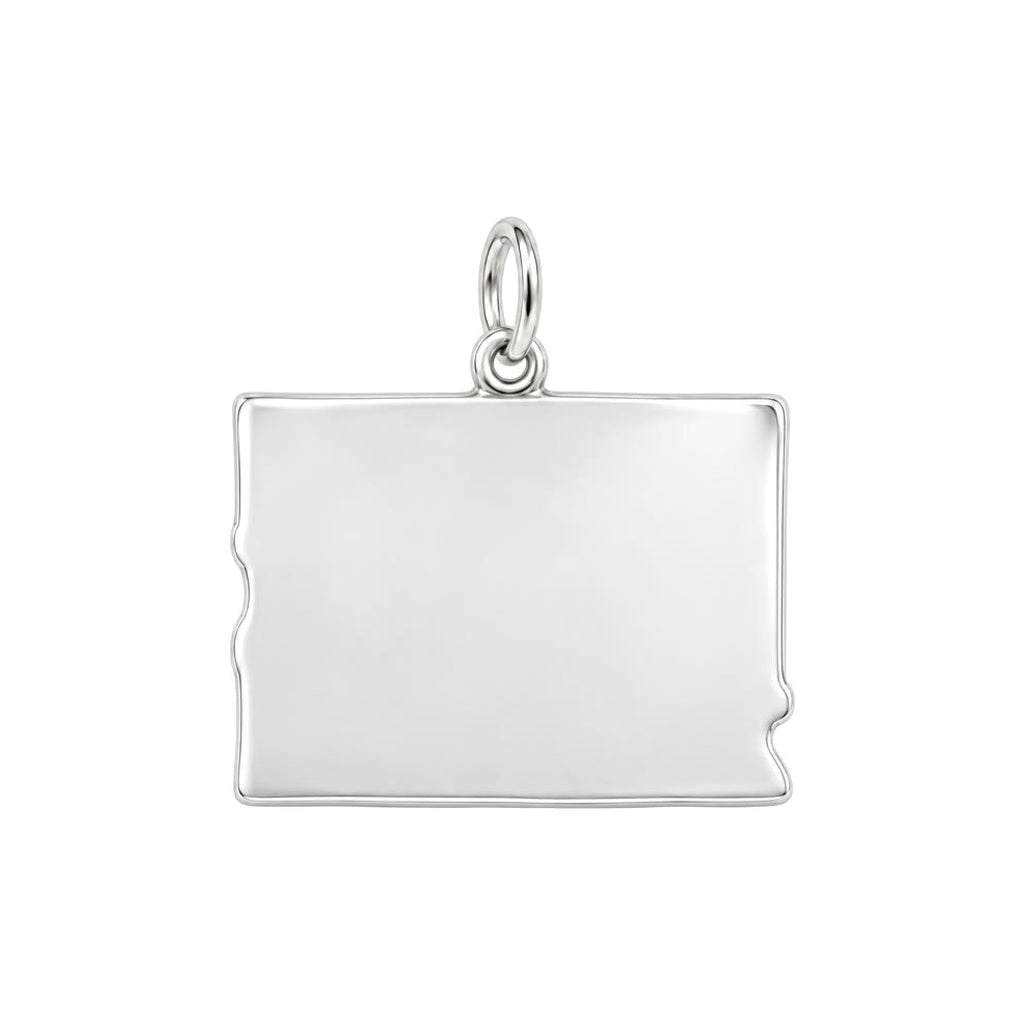 Home Energy Family Sign Charm Bracelet – Personalized Mom Gift – back of the charm, engraving area