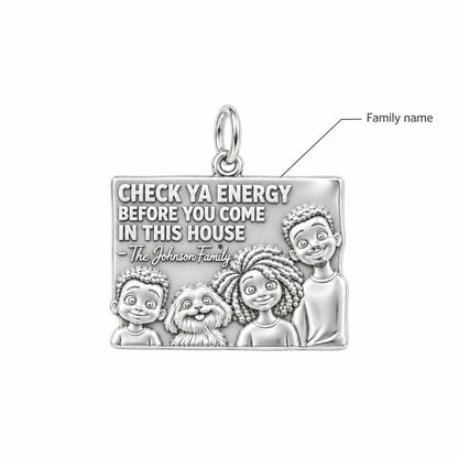Home Energy Family Sign Charm Bracelet – Personalized Mom Gift – personalization guide