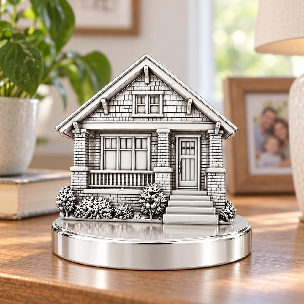 Home Sweet Home Custom Photo Keepsake Plaque – worn / in use