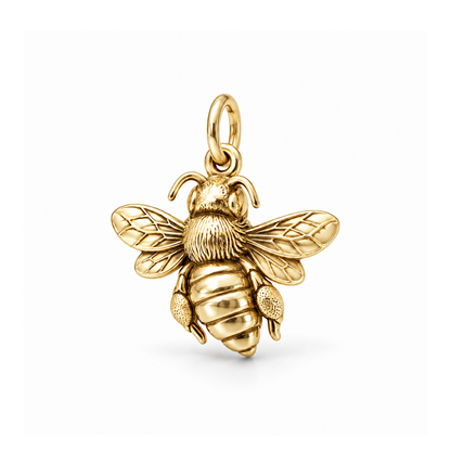 Honeybee Charm — Gold | charm-topics-remaining-444-2026-09-14 | topic-050