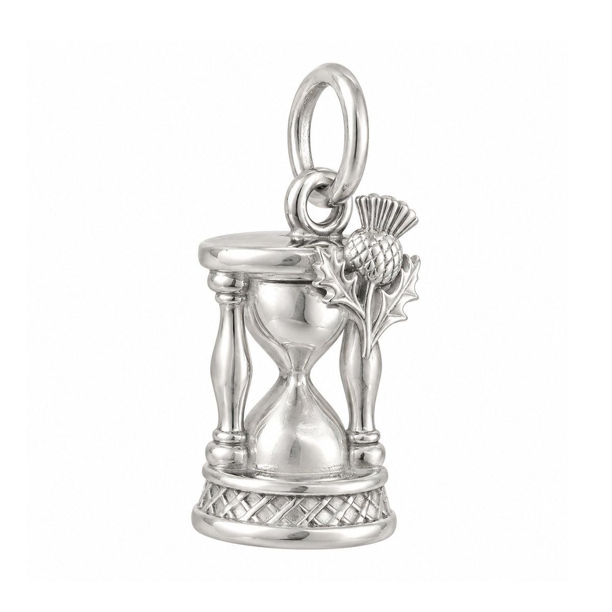 Hourglass and Tartan Charm — Silver — 50-works-silver-20260916-84