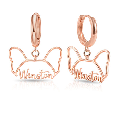 Soulyshine Whisper of Paws – Personalized Your Pet's Face Earings