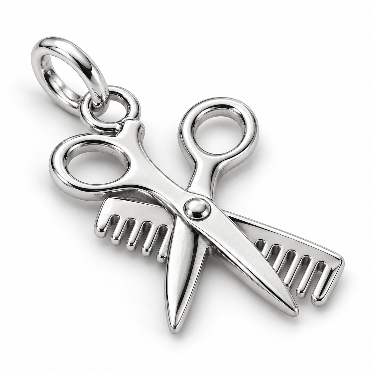 Shears & Comb Dangle Charm | macro | sha256:a8656242a2fd27d211a379f88dec0f62e7e413daea9f07931400d8bf2a8b9888