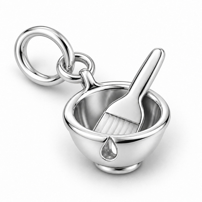 Color Bowl & Tint Brush Dangle Charm | macro | sha256:b7022d342fbcec96f1401959cf0b5475e3c4efb737343991b1af6649ee02b75b