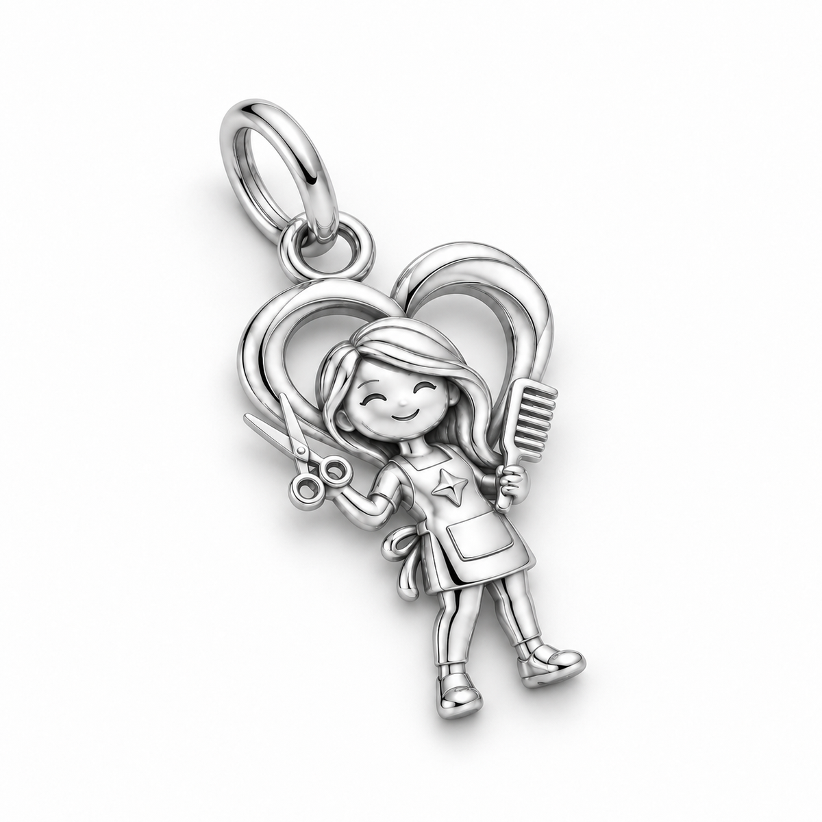 Hair Artist Pride Dangle Charm | macro | sha256:34f96eb8314e2ba37e9e074f13e1169926be667341f439d7bc2e7146bad11613