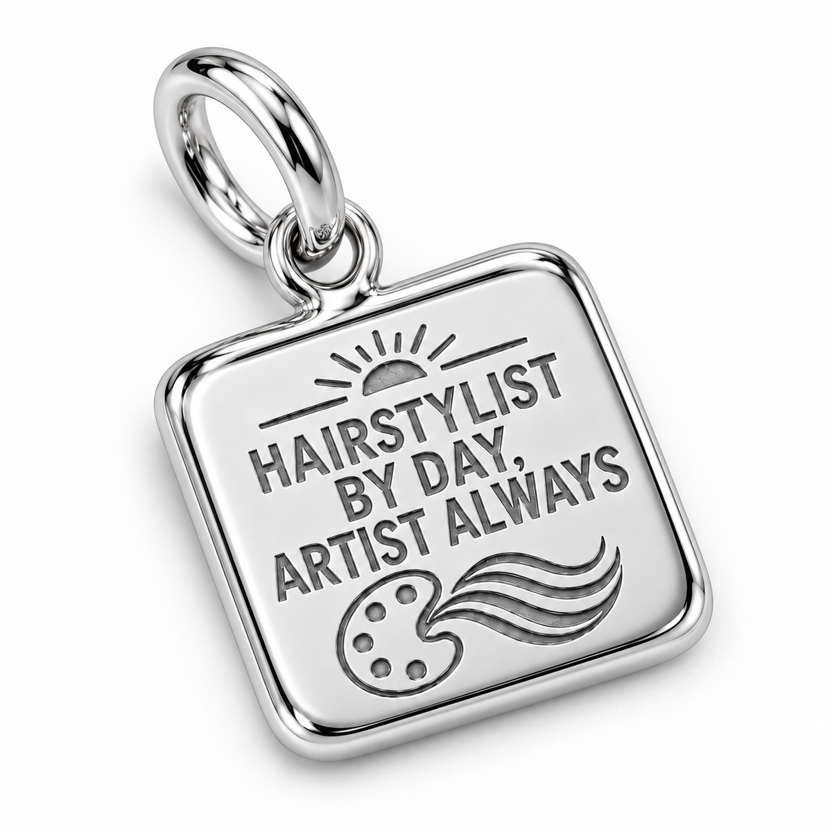 Hairstylist by Day, Artist Always Dangle Charm | macro | sha256:6164828c32f1cc4c4af09ef63c183740ddc12bf1c43e5c138d8ce3e94d19f1e3