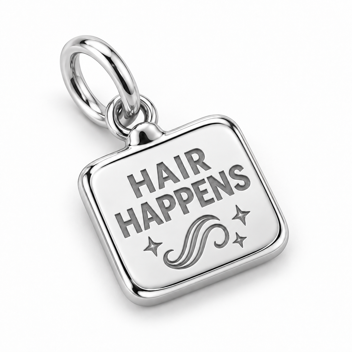Hair Happens Dangle Charm | macro | sha256:cf427a6ade731226a9dcdfe3550fd11abb9f36d50c16bca3c2449119faaf3235
