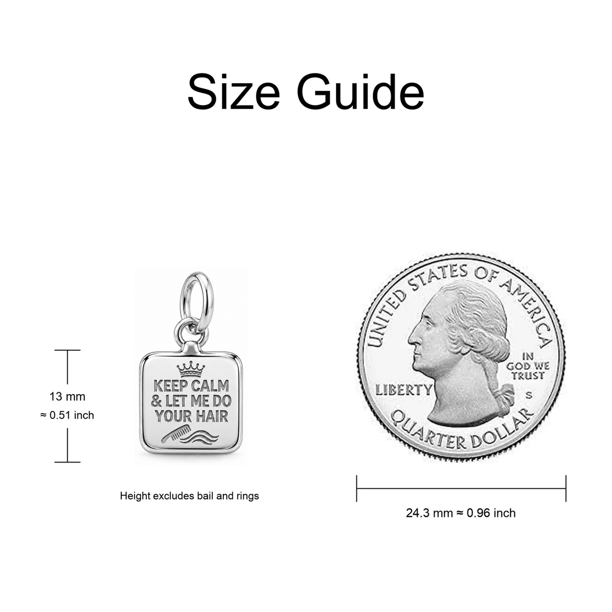 Keep Calm Hairstylist Dangle Charm | size-guide | sha256:d546b0976b9af1074d6e66a781e8ba60c2597c20f88be6bd632ea64b4e692d9d