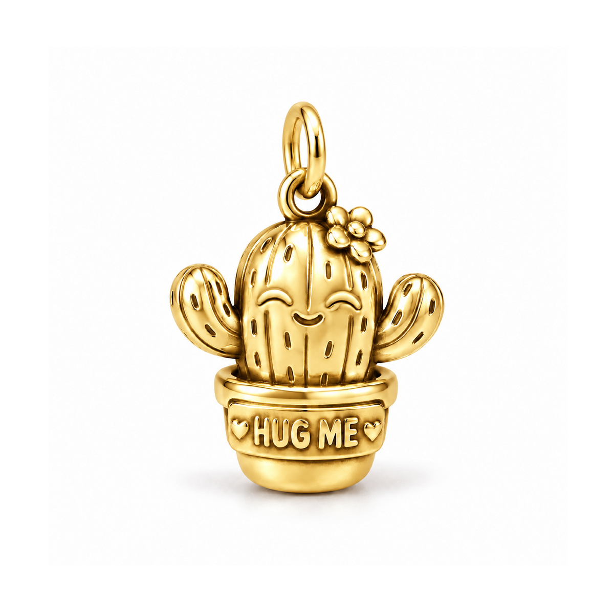 Hug Me Cactus Charm — Gold | charm-topics-remaining-444-2026-09-14 | topic-160