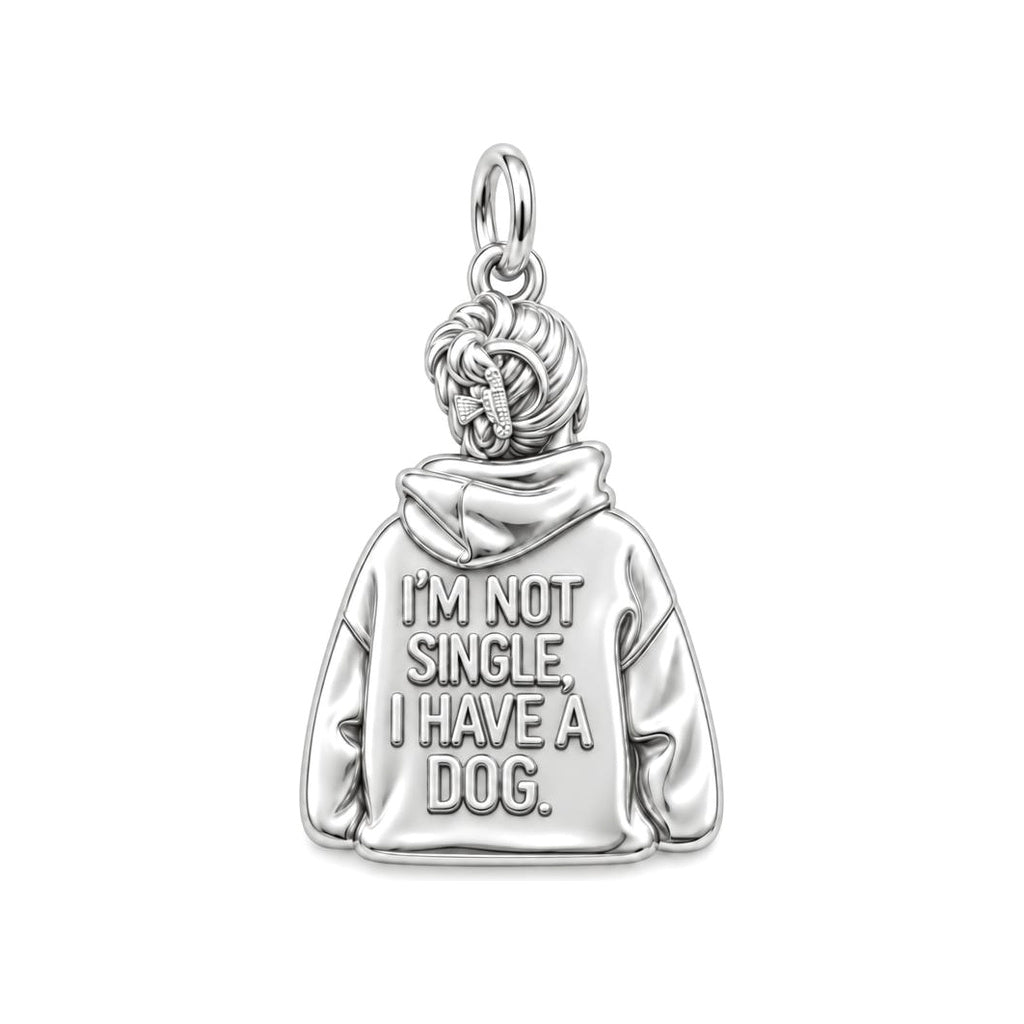 I Have a Dog Hoodie Charm and Polyester Cord Bracelet Set