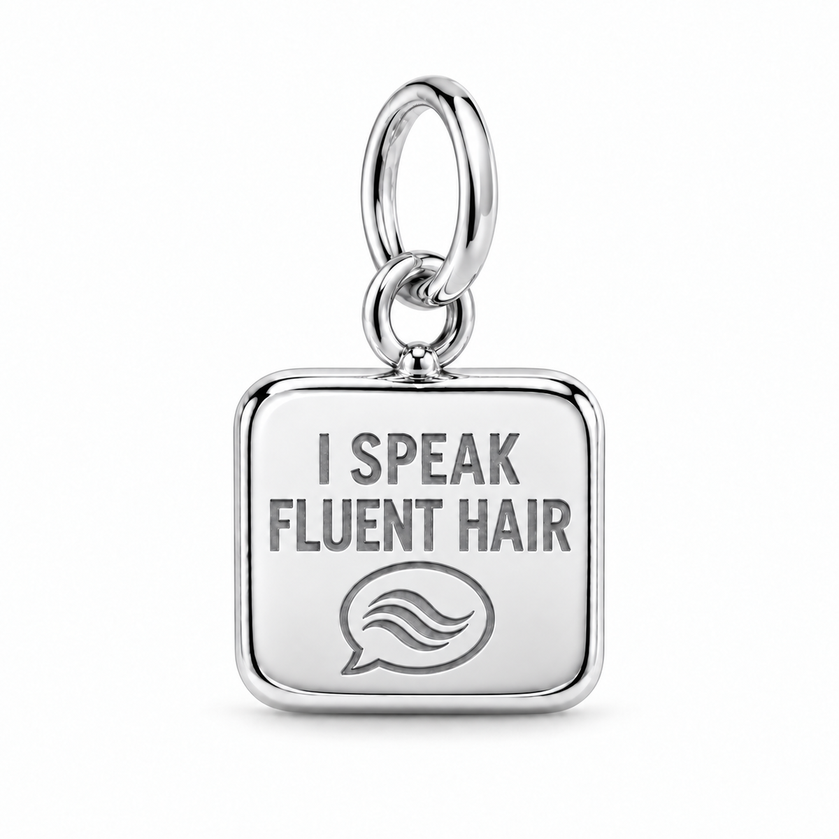 I Speak Fluent Hair Dangle Charm | Silver | sha256:03cfd67561b0237e31faf6d77d0c34f2708aebe1b973309b4461a72264235387