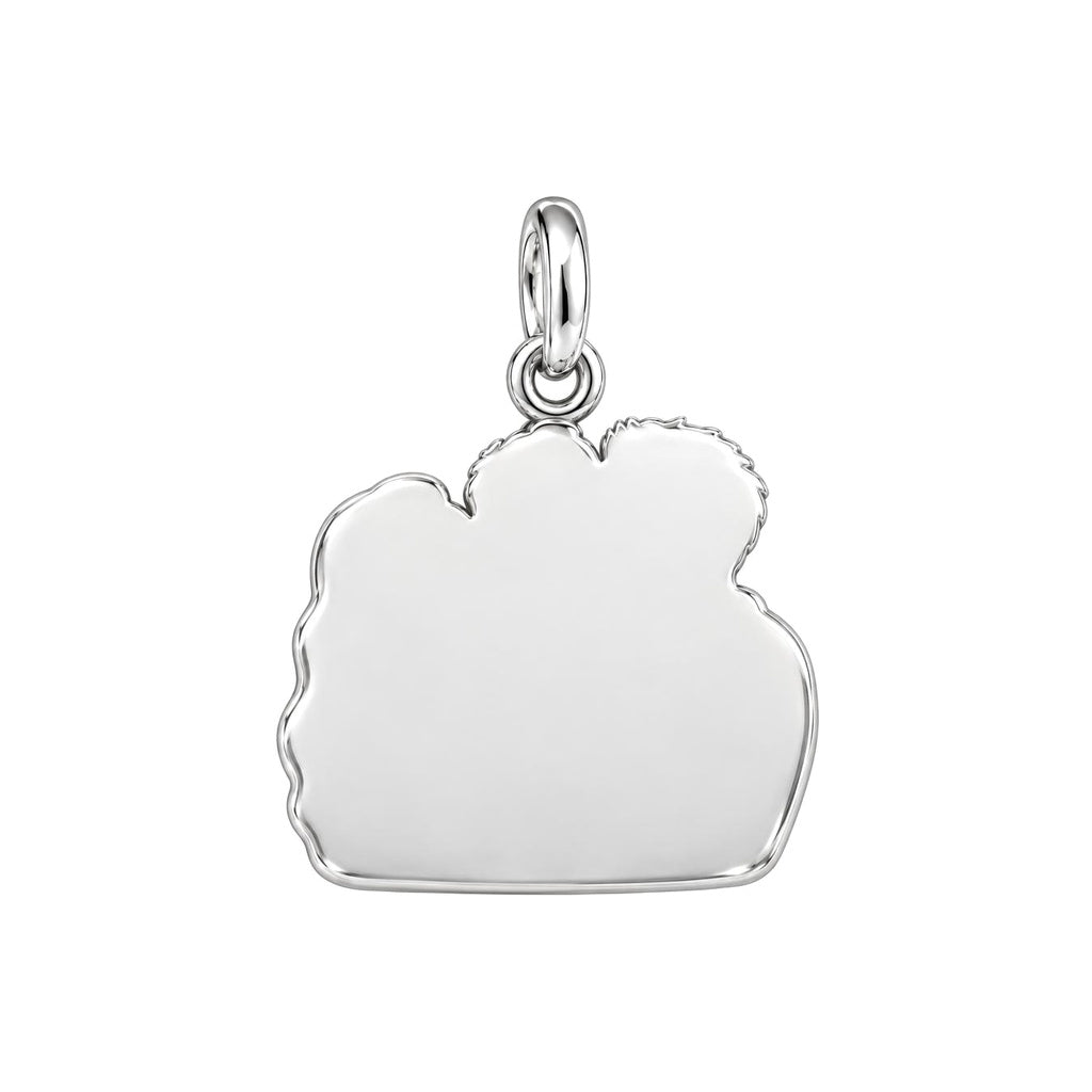 Infinite Love Family Charm Bracelet – Personalized Gift – back of the charm, engraving area