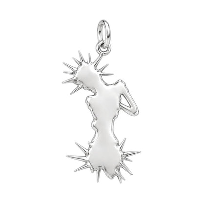 Inner Radiance Skeleton Charm Bracelet – Personalized Mom Gift – back of the charm, engraving area