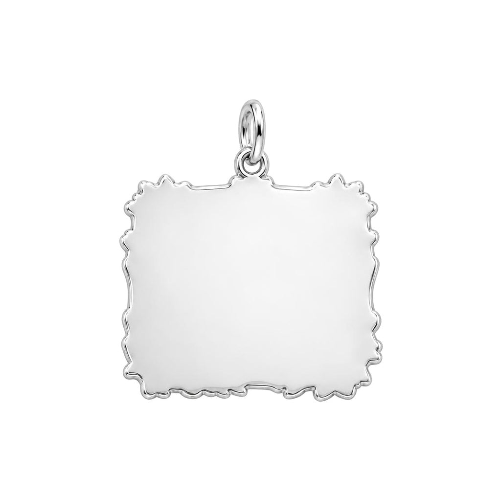 Into the Garden Charm Bracelet – Personalized Mom Gift – back of the charm, engraving area