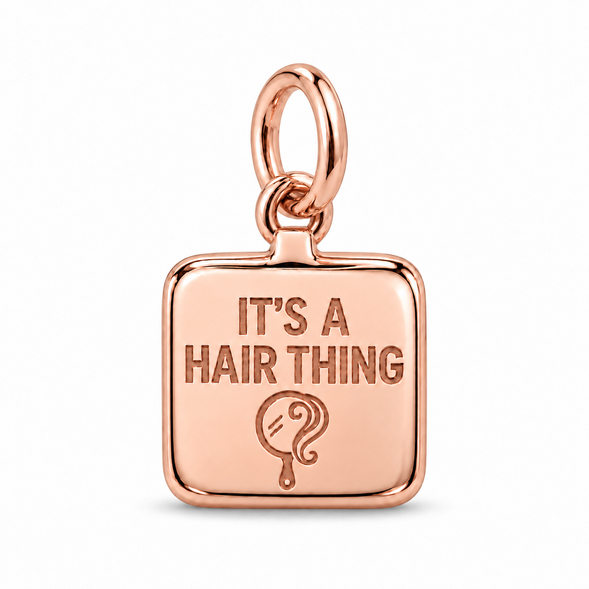It's a Hair Thing Dangle Charm | Rose Gold | sha256:dabaf52e7f7ccb15fb8591eb547965ac2c9981d9e78ac41920c100b4299ed421