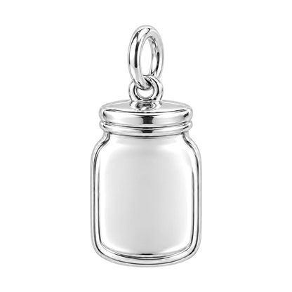 Jar of Fucks Charm Bracelet – Personalized Bestie Gift – back of the charm, engraving area