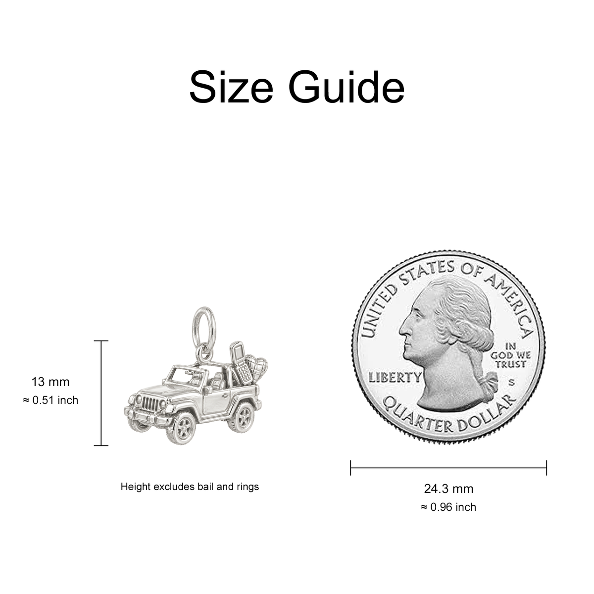 Jeep and Phone Charm — Size Guide — 13 mm body excluding bail and rings — 50-works-silver-20260916-155
