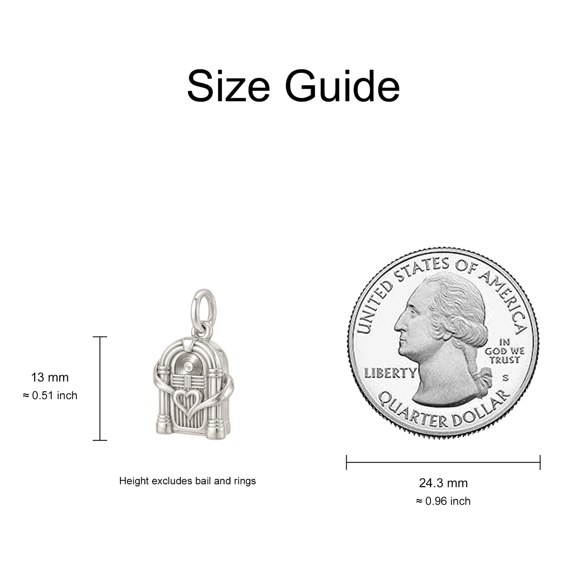 Jukebox and Heart Charm — Size Guide — 13 mm body excluding bail and rings — 50-works-silver-20260916-29