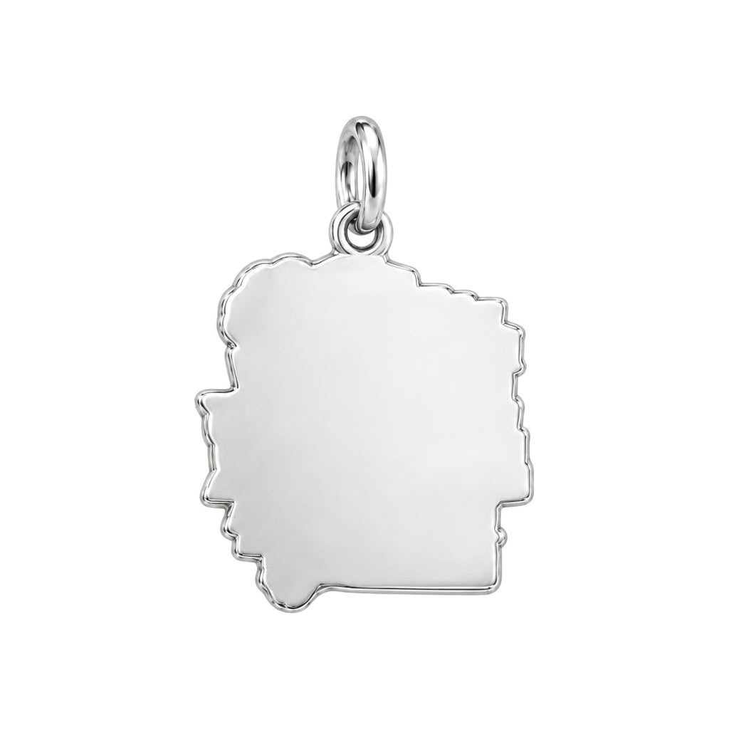 Just A Girl Reading Charm Bracelet – Personalized Book Lover Gift – back of the charm, engraving area