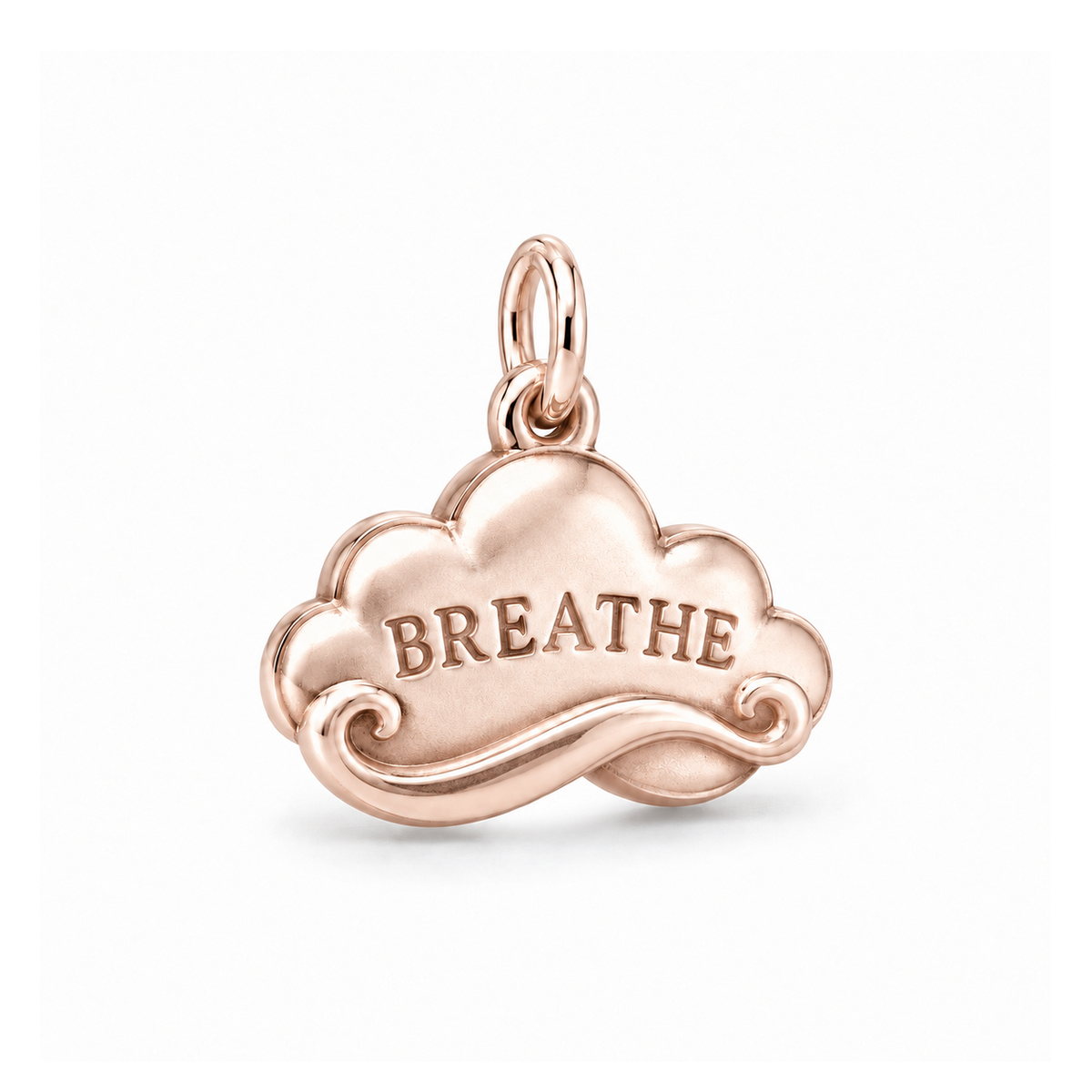 Just Breathe Cloud Charm — Rose Gold | charm-topics-remaining-444-2026-09-14 | topic-330