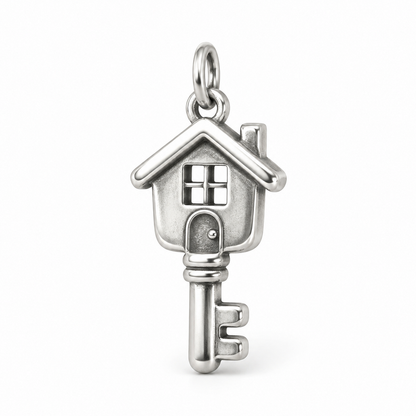Key to Home Charm — Silver | charm-topics-remaining-444-2026-09-14 | topic-281