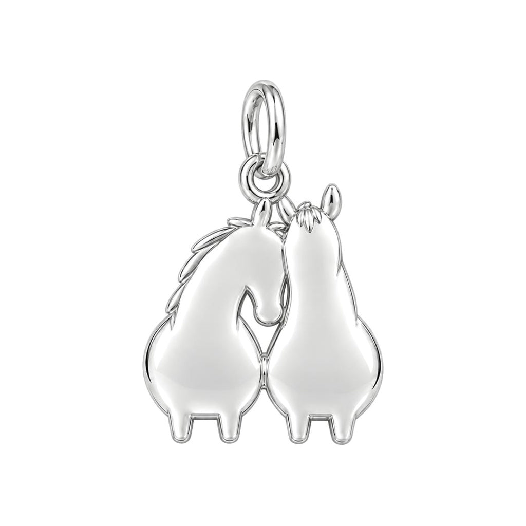 Kindred Spirits Horses Charm Keychain – back of the charm, engraving area