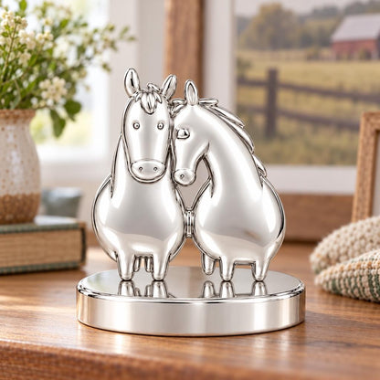 Kindred Spirits Horses Keepsake Plaque – worn / in use