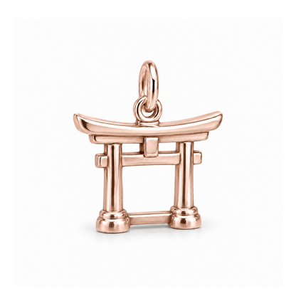 Kyoto Torii Gate Charm — Rose Gold | charm-topics-remaining-444-2026-09-14 | topic-098