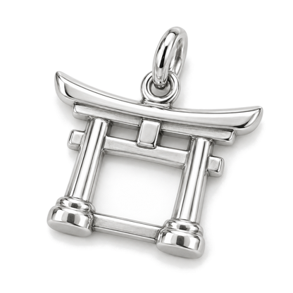 Kyoto Torii Gate Charm — Silver Super Macro | charm-topics-remaining-444-2026-09-14 | topic-098