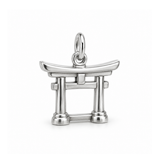 Kyoto Torii Gate Charm — Silver | charm-topics-remaining-444-2026-09-14 | topic-098
