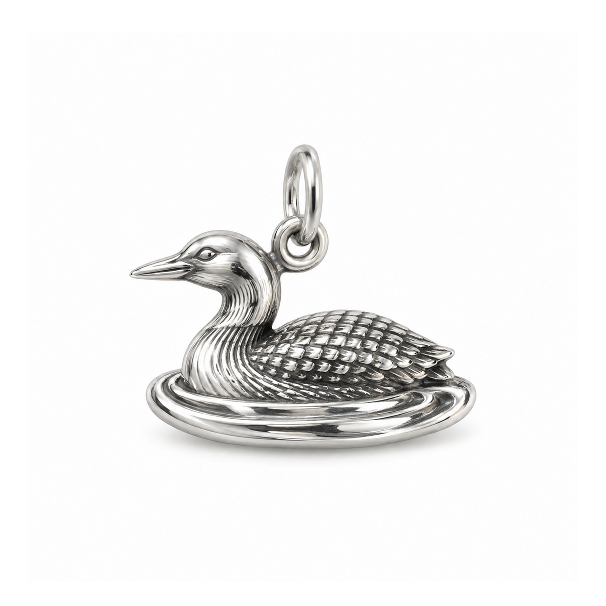 Lake Loon Charm — Silver | charm-topics-remaining-444-2026-09-14 | topic-129