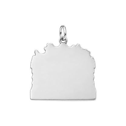 Lakeside Best Friends Charm Bracelet – Personalized Couple Gift – back of the charm, engraving area