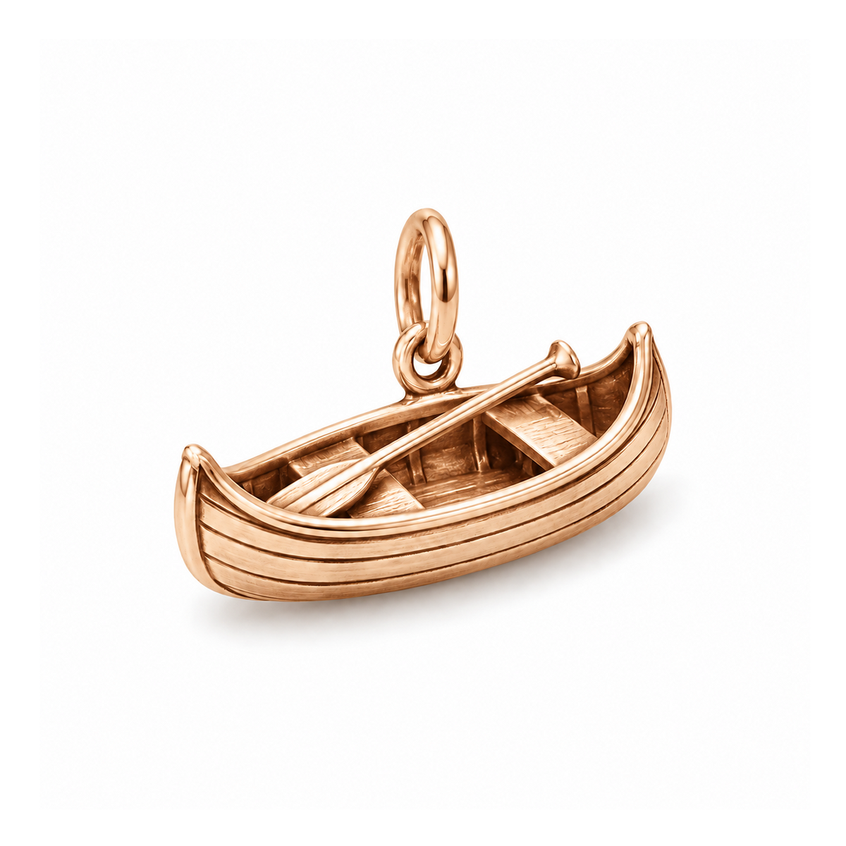 Lakeside Canoe Charm — Rose Gold | charm-topics-remaining-444-2026-09-14 | topic-128