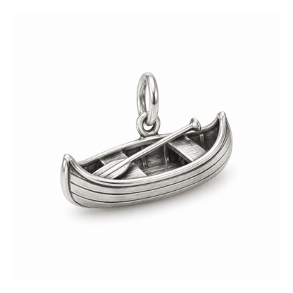 Lakeside Canoe Charm — Silver | charm-topics-remaining-444-2026-09-14 | topic-128