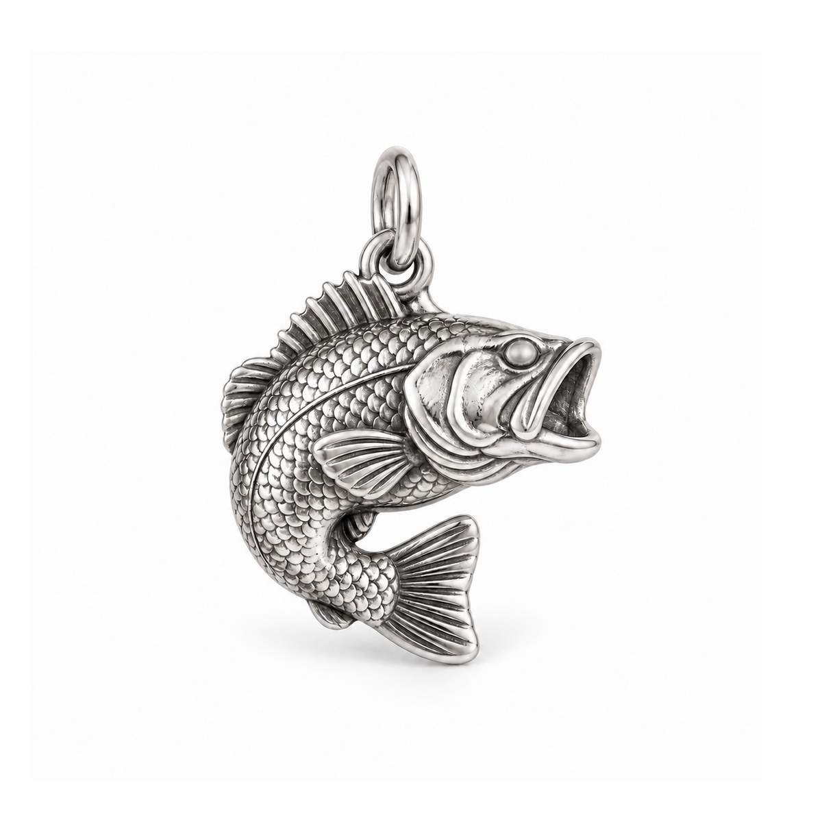 Largemouth Bass Charm — Silver | charm-topics-remaining-444-2026-09-14 | topic-126