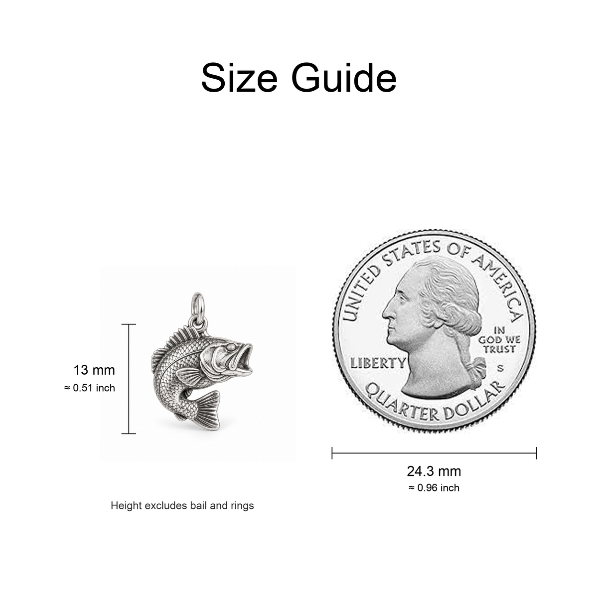 Largemouth Bass Charm — Size Guide | charm-topics-remaining-444-2026-09-14 | topic-126