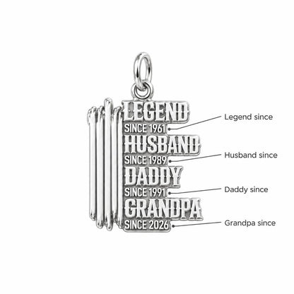 Legacy Timeline Charm Bracelet – Personalized Grandpa Gift – personalization guide
