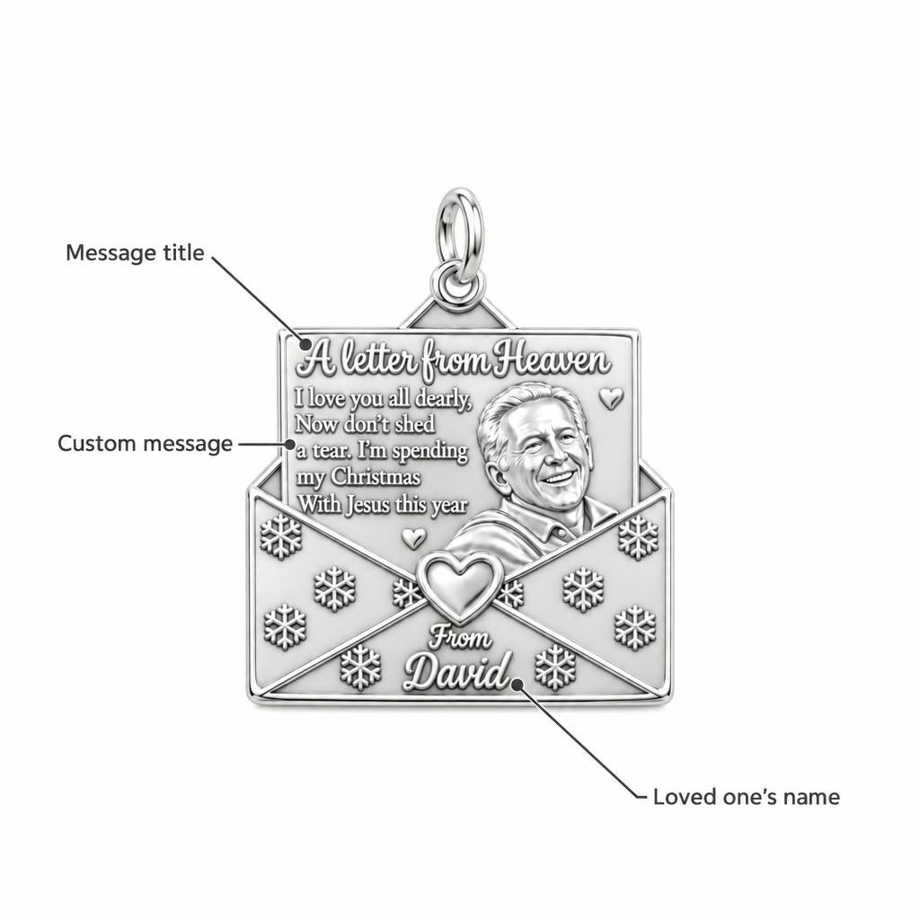 Letter From Heaven Charm Bracelet – Personalized Memorial Gift – personalization guide