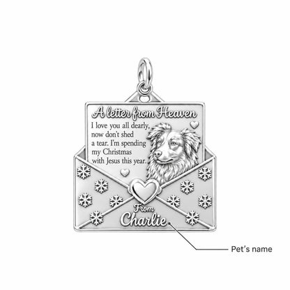 Letter From Heaven Charm Bracelet – Personalized Pet Gift – personalization guide