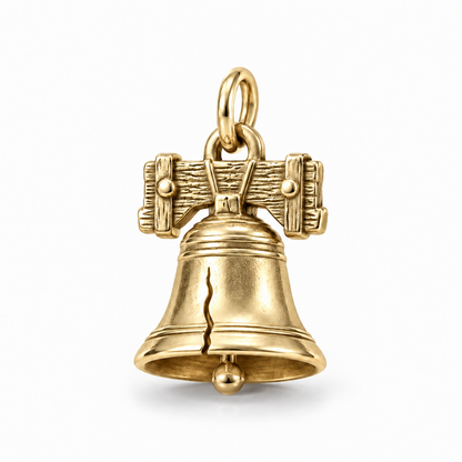 Liberty Bell Charm — Gold | charm-topics-remaining-444-2026-09-14 | topic-036