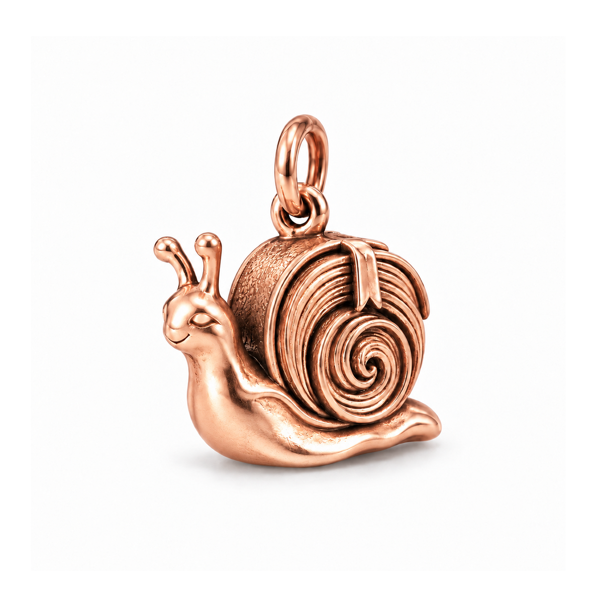 Library Snail Charm — Rose Gold | charm-topics-remaining-444-2026-09-14 | topic-105