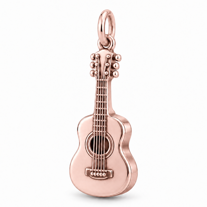 Life Together - Acoustic Guitar Charm — Rose Gold | charm-topics-first-two-2026-09-14